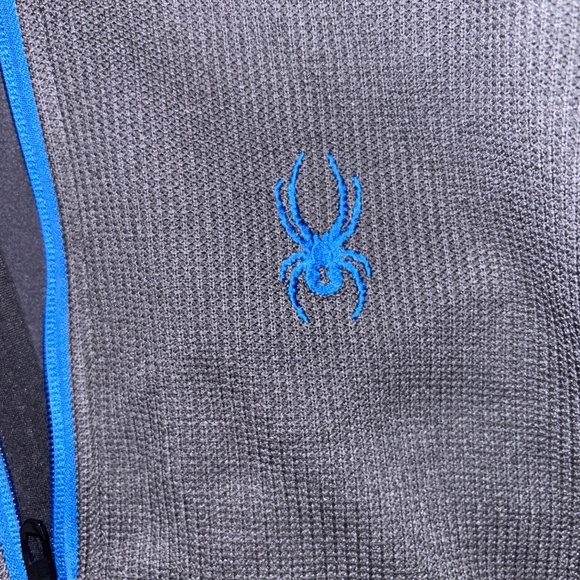 BLACK/GRAY Spyder Men‎ full-zip Empire Jacket - Picture 3 of 5